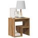 Table de chevet chêne artisanal 40x30x40 cm bois d'ingénierie - Photo n°1