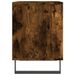 Table de chevet chêne fumé 40x35x50 cm bois d’ingénierie - Photo n°5