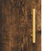Table de chevet chêne fumé 40x40x50 cm bois d'ingénierie - Photo n°10