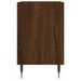 Table de chevet chêne marron 40x30x50 cm bois d'ingénierie - Photo n°5