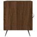 Table de chevet chêne marron 40x40x50 cm bois d’ingénierie - Photo n°5