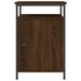 Table de chevet chêne marron 40x42x60 cm bois d'ingénierie - Photo n°6