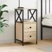 Table de chevet chêne sonoma 34x35,5x70 cm bois d'ingénierie - Photo n°1