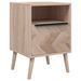 Table de chevet chêne sonoma 38,5x38,5x57 cm bois d’ingénierie - Photo n°1