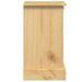 Table de chevet Corona 35x32,5x58 cm bois de pin massif - Photo n°5