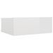 Table de chevet flottante Blanc brillant 40x30x15 cm - Photo n°2