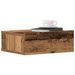 Table de chevet flottante vieux bois bois d'ingénierie - Photo n°1