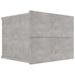 Table de chevet Gris béton 40 x 30 x 30 cm - Photo n°1