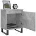 Table de chevet gris béton 40x30x50 cm bois d'ingénierie - Photo n°4