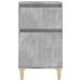 Table de chevet gris béton 40x35x70 cm - Photo n°6