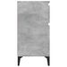 Table de chevet gris béton 40x35x70 cm - Photo n°7