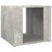 Table de chevet Gris béton 41x40x36 cm Bois d'ingénierie - Photo n°1