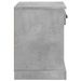 Table de chevet gris béton 43x36x50 cm - Photo n°8