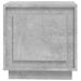 Table de chevet gris béton 44x35x45 cm bois d'ingénierie - Photo n°7