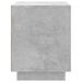Table de chevet gris béton 44x35x45 cm bois d'ingénierie - Photo n°8