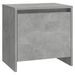 Table de chevet Gris béton 45x34x44,5 cm - Photo n°1