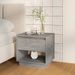 Table de chevet Gris béton 45x34x44 cm Bois d'ingénierie - Photo n°1
