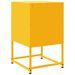 Table de chevet jaune moutarde 36x39x60,5 cm acier - Photo n°8