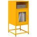 Table de chevet jaune moutarde 36x39x78 cm acier laminé à froid - Photo n°1