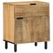 Table de chevet marron 50x33x60 cm bois de manguier massif - Photo n°1