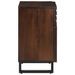 Table de chevet marron 50x34x60 cm bois manguier solide - Photo n°3