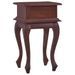 Table de chevet Marron classique 35x30x60 cm Bois d'acajou - Photo n°6