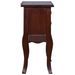 Table de chevet Marron classique 60x30x60 cm Bois d'acajou - Photo n°4