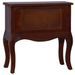 Table de chevet Marron classique 60x30x60 cm Bois d'acajou - Photo n°5