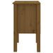 Table de chevet Marron miel 40x35x61,5 cm Bois de pin solide - Photo n°6