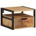 Table de chevet murale 35x35x25 cm bois d'acacia solide - Photo n°1