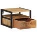 Table de chevet murale 35x35x25 cm bois d'acacia solide - Photo n°2