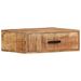 Table de chevet murale 40x30x13,5 cm bois de manguier massif - Photo n°1
