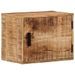 Table de chevet murale 40x30x25 cm bois de manguier massif - Photo n°1