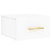 Table de chevet murale blanc 35x35x20 cm - Photo n°1
