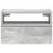 Table de chevet murale gris béton 45x26x28,5 cm - Photo n°4