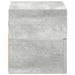 Table de chevet murale gris béton 45x26x28,5 cm - Photo n°6