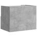 Table de chevet murale gris béton 45x30x35 cm - Photo n°6