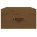 Table de chevet murale Marron miel 40x29,5x22 cm - Photo n°5