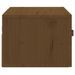 Table de chevet murale Marron miel 40x29,5x22 cm - Photo n°6