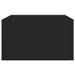 Table de chevet murale noir 35x35x20 cm - Photo n°7