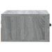 Table de chevet murale Sonoma gris 35x35x20 cm - Photo n°7