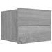 Table de chevet murale Sonoma gris 40x30x30 cm Bois d'ingénierie - Photo n°1