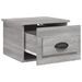 Table de chevet murale sonoma gris 41,5x36x28 cm - Photo n°5