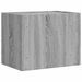 Table de chevet murale sonoma gris 45x30x35 cm - Photo n°6