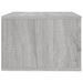 Table de chevet murale Sonoma gris 50x36x25 cm - Photo n°8