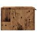 Table de chevet murale vieux bois 34x30x20 cm - Photo n°6