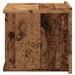 Table de chevet murale vieux bois 40x32x30 cm - Photo n°6