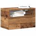 Table de chevet murale vieux bois 45x26x28,5 cm - Photo n°1