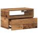 Table de chevet murale vieux bois 45x26x28,5 cm - Photo n°5