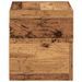 Table de chevet murale vieux bois 45x26x28,5 cm - Photo n°6